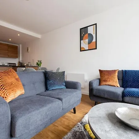 Apartmán Stylish Northern Quarter 2bed, Free Parking, Wi-fi, Sleeps 4, Central Location, Long Term Disc