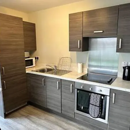 דירה Large 1 Bed Mcr And Huge Terrace Sleeps 4