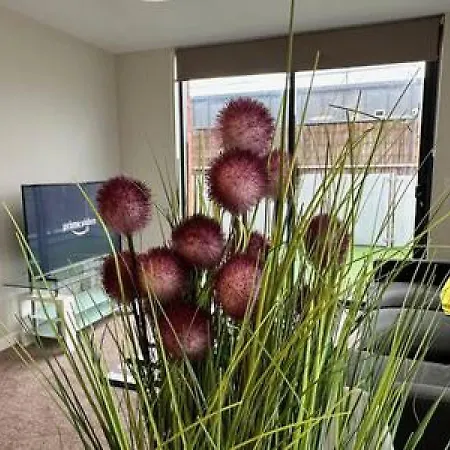 Large 1 Bed Mcr And Huge Terrace Sleeps 4 דירה