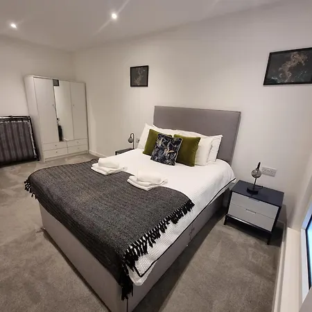 Trafford Modern 1 Bed With Cinema 아파트 맨체스터