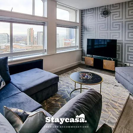 Modern Centre Stunning 18th Floor View شقة مانشستر