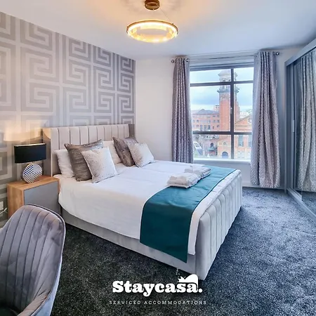 Апартаменты Luxury Deansgate Canal View & Free Parking Манчестер