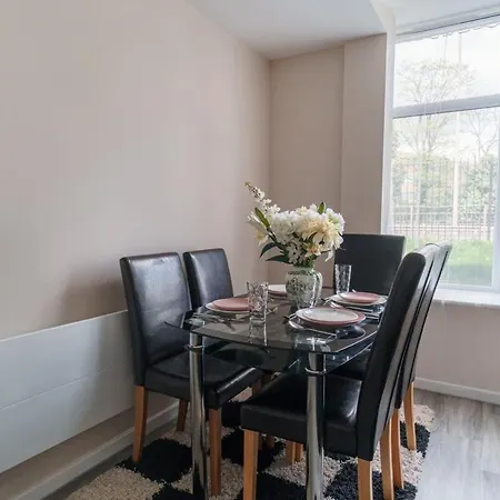 Bright 1 Bed Flat - Sleeps 3 Apartamento Mánchester