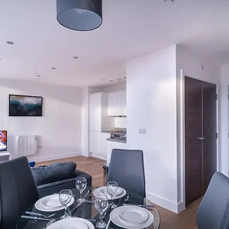 Stayzeni, Alexandra Rise Lovely 1 Bed Lejlighed Manchester