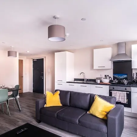 Apartman Spacious 2 Bedroom Apartment In Manchester Manchester