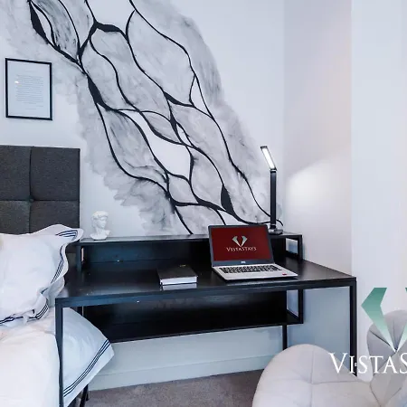 Apartamento Modern 2 Bedroom By Vista Short Lets & Serviced With Free Wifi & Dart Board *