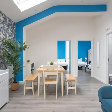 Santorini Blues By Cefas - Free Parking - - Near Airport