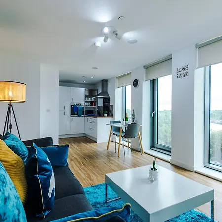アパート Lux Livin' - Luxury 2 Bed With Skyline View & 24 Hour Gym