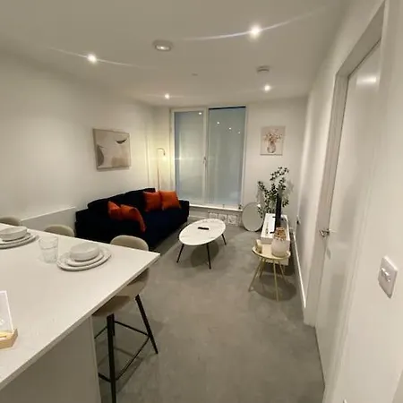 Lägenhet Modern Trafford 1br Apartment-free Parking-cinema Manchester