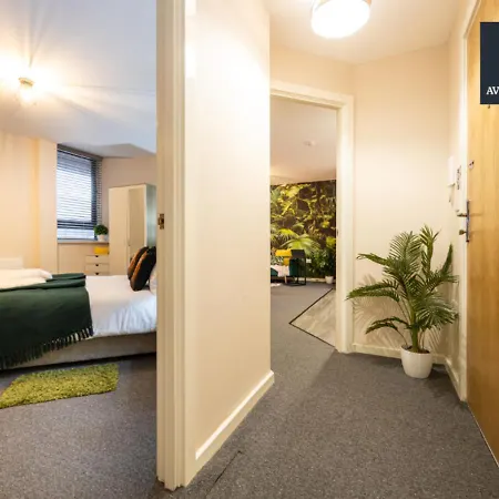 Apartment Stylish One Bedroom By Av Hughes Short Lets & Serviced With Free Parking & Wi-fi