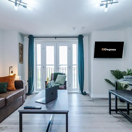 公寓 New! Stylish 2-bed In By 53 Degrees Property, Great Location - Sleeps 6! *