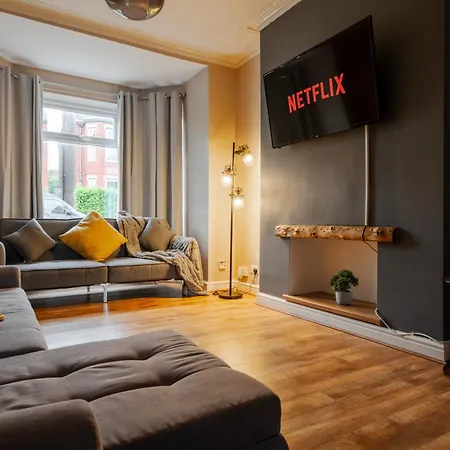 Appartement Vibrant & Spacious 3br House, Near & Salford Quays, Free Parking Manchester