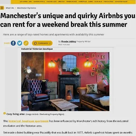 בית נופש Boutique Centre Flat By Superhost