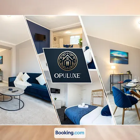Apartament Luxurious & Homely 2 Bedroom By Opuluxe Short Lets & Serviced Near Center With Free Parking *