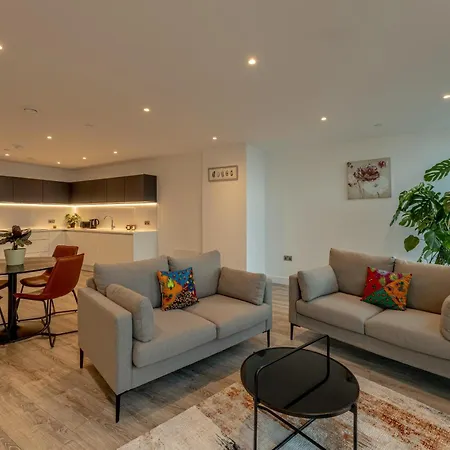 Ahg Luxury Tower Suite - Stunning City Views At Central Manchester شقة *