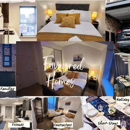 Semesterbostad Beautifully Fab 3 Bedroom 4 Beds New 8 Guests Stretford Trafford Manchester