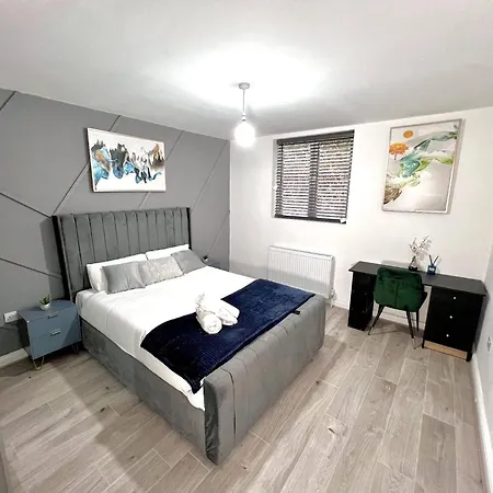 Apartmán Stylish Spacious 1bd Apt-kingbed-10min Heaton Park Manchester