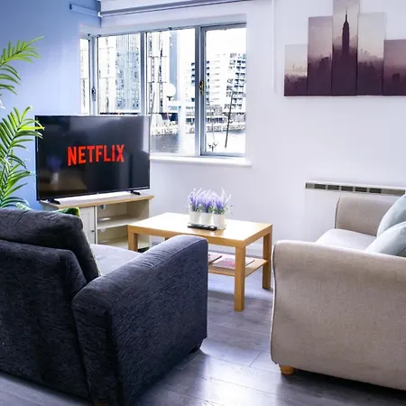 Great 2bed In Salford Quays With Water View Apartamento *