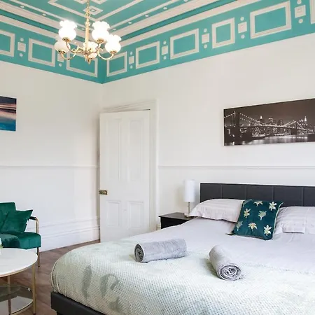 Appartement The Turquoise Double In A 6 Bedroom Victorian House *