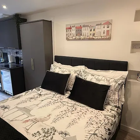 Lux Private Entrance 1 Bed - Free Parking - Ideal For Coop Live, Mcr Centre, Salford Royal Hospital & Buile Hill Mansion Wedding Venue דירה מנצ'סטר