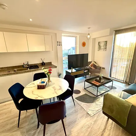 Mcr 1br Getaway With Rooftop Access & Prime Location Apartamento Manchester