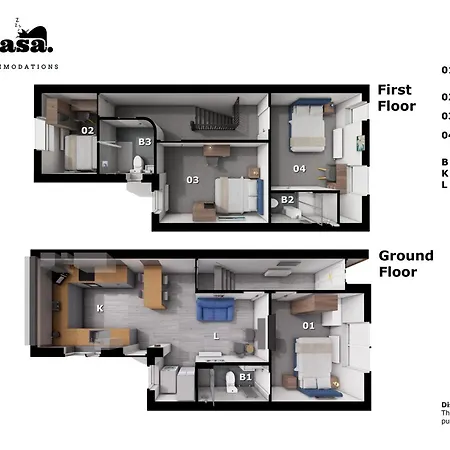 Holiday home The Cowesby 4-bed Street Parking *