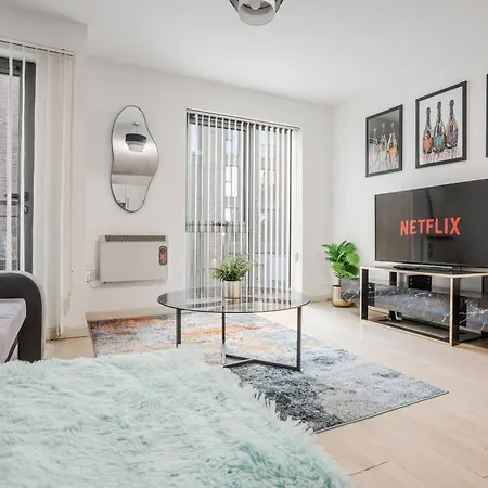 Apartamento Lux Livin' - Luxury 2 Bed Centre Free Parking Mánchester