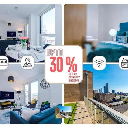 Monthly Special Salford Fully Equipped Kitchen Wifi *