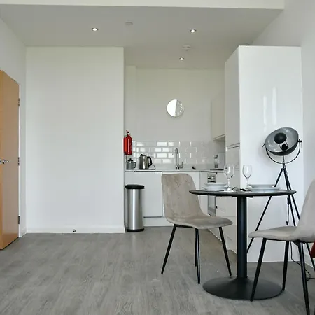 Spacious 1 Bed Near Etihad Apartamento Manchester