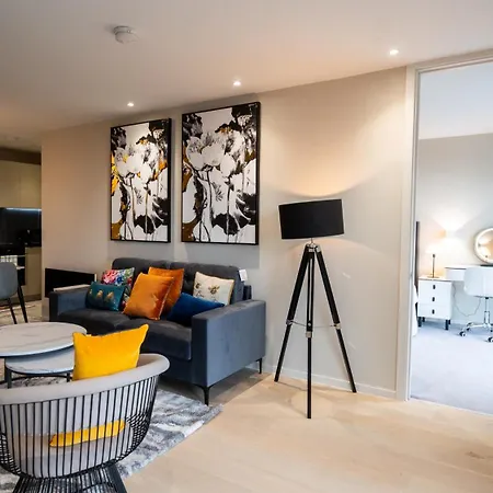 Mega5 Modern 2bedroom Luxury Deansgate-2baths, 2toilets, With Car Park Lejlighed