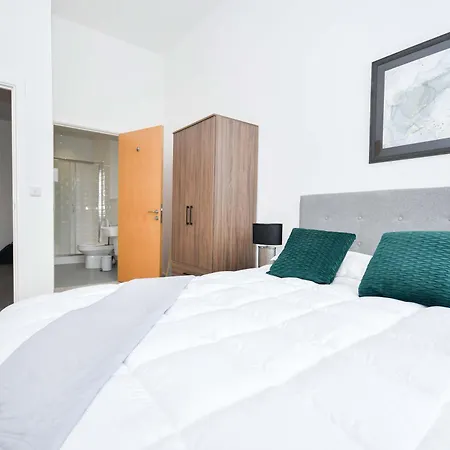 Apartmán Spacious 2bed Close To Etihad Manchester