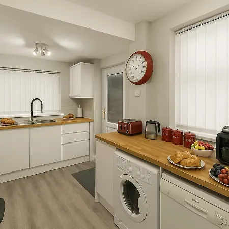 Feriehus Stunning Home. Free Parking. Manchester
