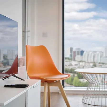 2 Bed Ensuite With Fantastic Night View And Old Trafford Stadium Apartamento Mánchester