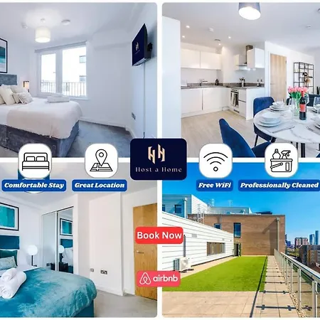 Beautiful 2 Bedroom מנצ'סטר