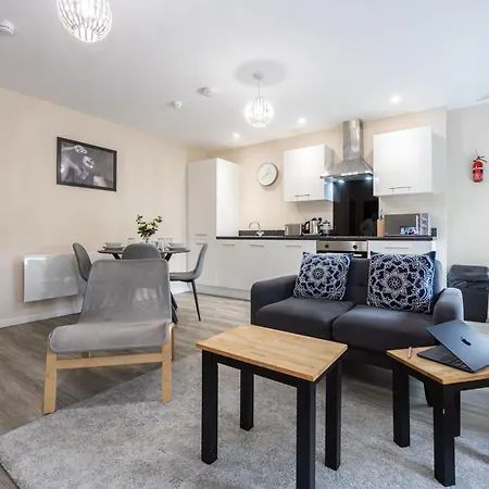 Salford - 1 Bed - Free Parking - Fast Wi Fi By Av Hughes Lejlighed Manchester