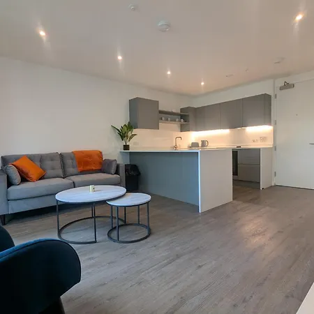 New 1br Gym Roof Terrace Lounge Appartement Manchester