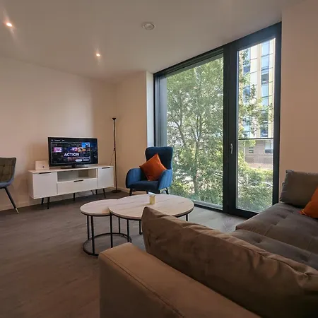 New 1br Gym Roof Terrace Lounge Apartmán *