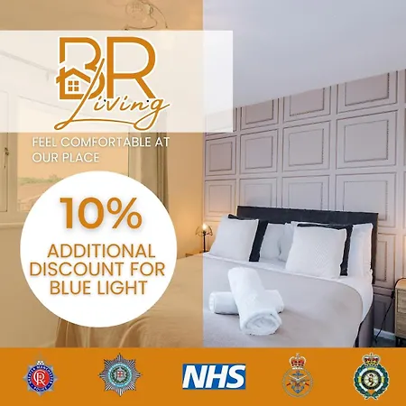 New! 2br With Parking, Near Prázdninový dům Manchester