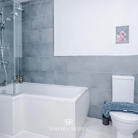 דירה Monthly - Stylish 2bed - Etihad & Ao Arena Access - Parking