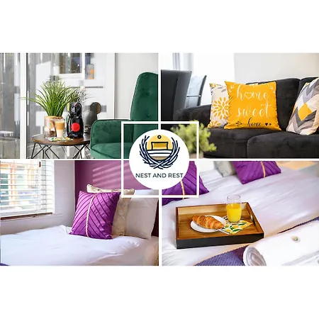 Bright And Cosy 3-bedroom Near - Free Parking - Sleeps 6 Manchester