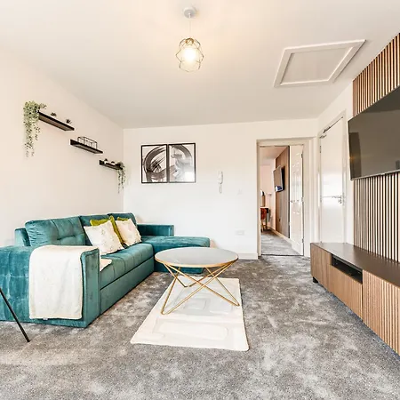 Stylish Flat Near Coop Arena & Etihad Stadium Apartment *