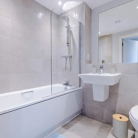 Luxury 1br Self Check-in 10mins To Centre Apartamento Mánchester