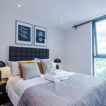 Luxury 1br Self Check-in 10mins To Centre * Mánchester