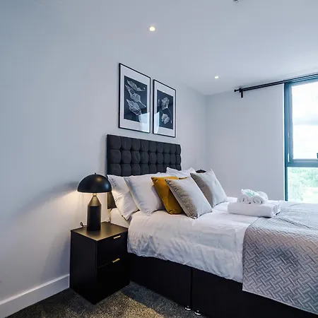 Luxury 1br Self Check-in 10mins To Centre Mánchester