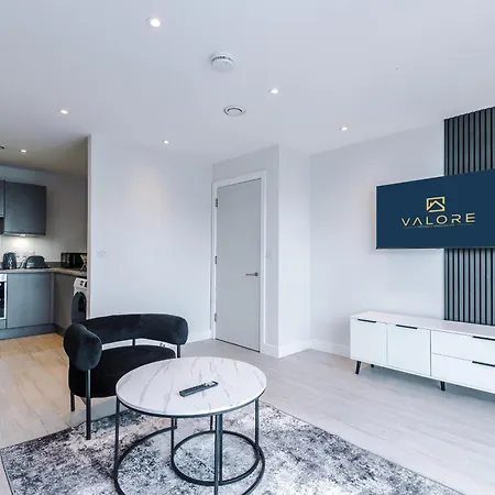 Appartement Stylish 1-bed Fast Wi-fi Easy Access To Manchester