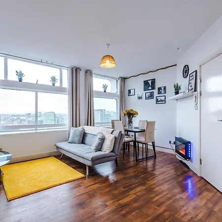 Apartmán 2br Heights Sleeps 7 Parking & Wifi Manchester