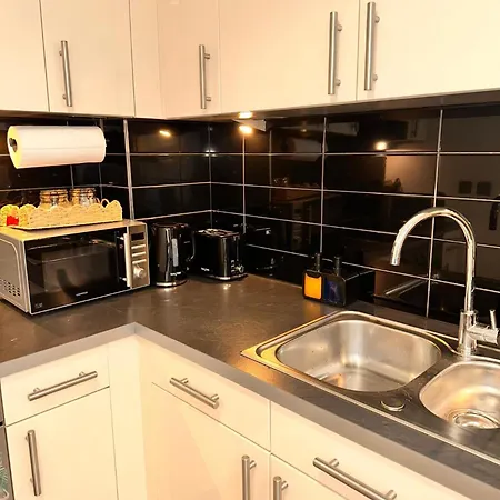 Riverview - Balcony - 4 Guests - Near Old Trafford Appartement *