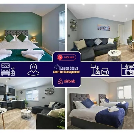 Comfort 2br By Eason Short Lets Denton Apartamento