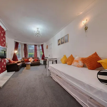Modern 3br Sleeps 7 Parking Nyaraló Manchester