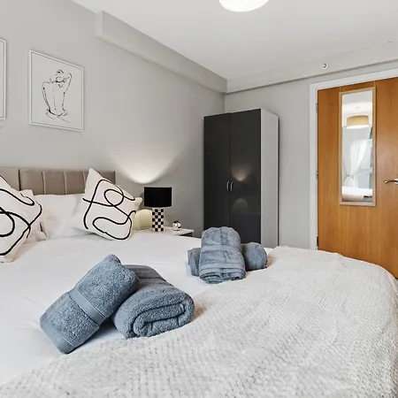Lux 2bd, Free Parking & Wifi, Near Mcr Center And Media 아파트 맨체스터